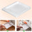 F922-1 Dish Drying Box Single Layer Bowl Chopstick Storage Rack PP+PET Household Drainer - White - 4