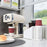 Disposable Cup Holder Carbon Steel Rack Desktop Shelf for Coffee Paper Cup - Black - 4