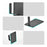 2Pcs Kitchen Refrigerator Magnetic Hook Carbon Steel Hanging Hook - Black - 3