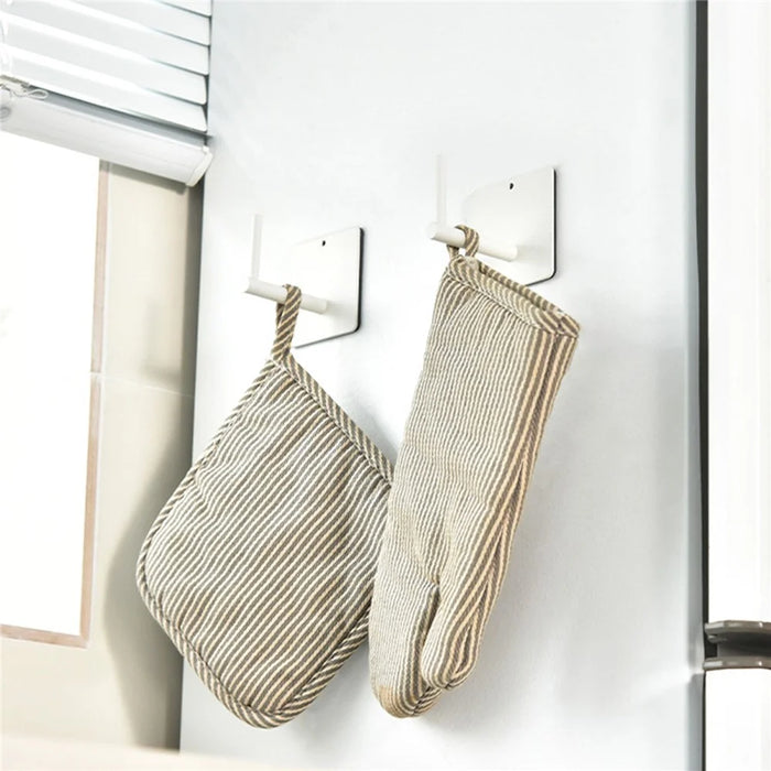 2Pcs Column Shape Carbon Steel Magnetic Hook Kitchen Refrigerator Hanging Hook - Black - 4