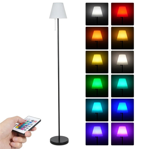 SYD-02 Solar Floor Lamp Height Adjustable RGB Color LED Bar Table Light (CE, UKCA, FCC) - 1