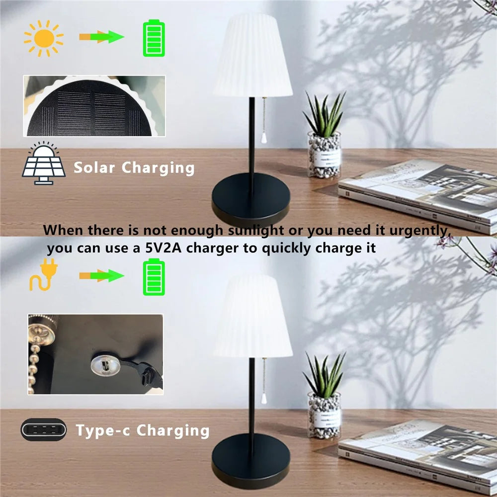 SYD-02 Solar Floor Lamp Height Adjustable RGB Color LED Bar Table Light (CE, UKCA, FCC) - 3