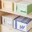 Large 7 Compartments Foldable PE+PP Wardrobe Clothes Organizer Moisture-proof Pants Storage Box - White - 2