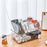 TY-0925 Flip Top Coffee Tea Bag Storage Box Transparent PET Organizer Container - 2