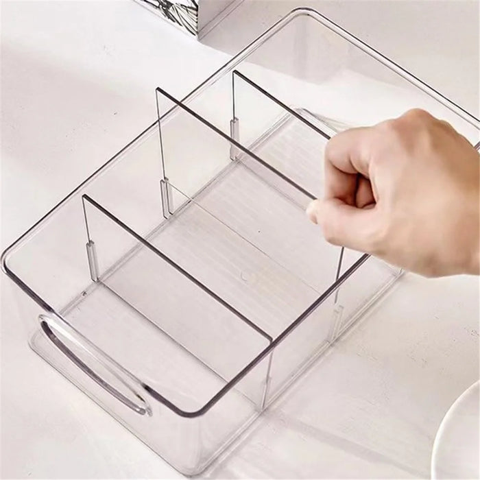 TY-0925 Flip Top Coffee Tea Bag Storage Box Transparent PET Organizer Container - 5