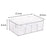 TY-0925 Flip Top Coffee Tea Bag Storage Box Transparent PET Organizer Container - 6