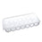 TY-0646 21 Slots Transparent PET Egg Holder Refrigerator Egg Storage Box (BPA Free, No FDA) - 1