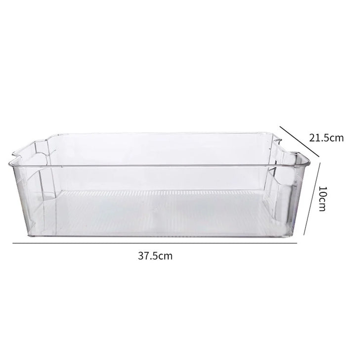 TY-0640 Kitchen Storage Box with Handle Clear Refrigerator Food Organizer, Size L (BPA Free, No FDA) - 7