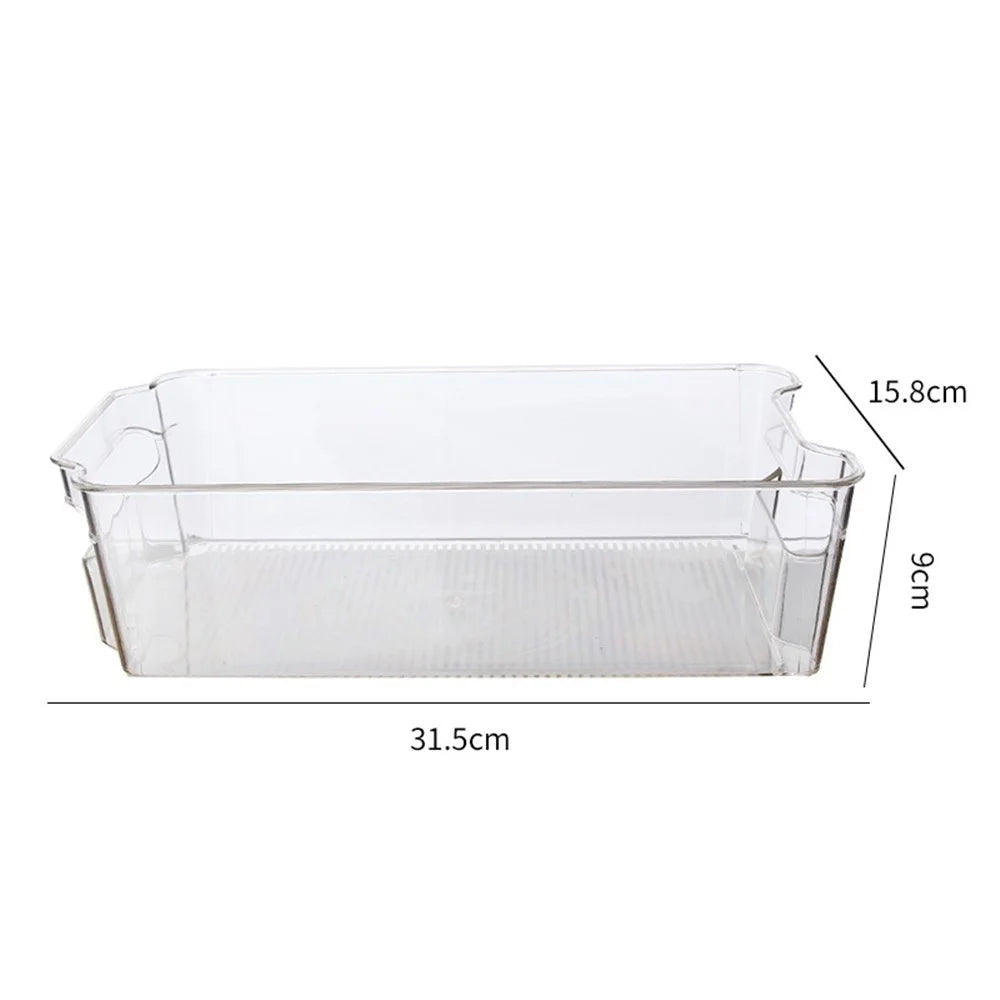 TY-0638 Kitchen Refrigerator Food Organizer Transparent PET Storage Box, Size S (BPA Free, No FDA) - 7
