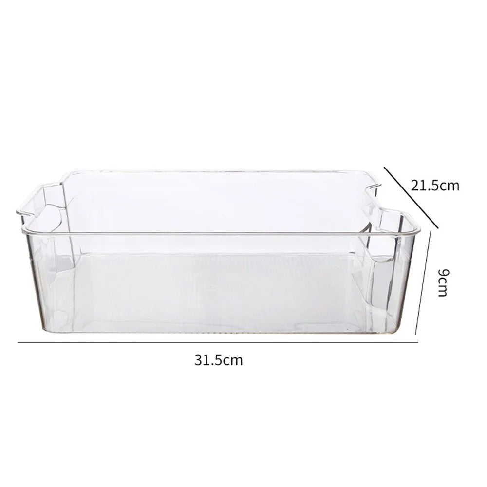 TY-0639 Kitchen Refrigerator Food Organizer Clear PET Storage Box, Size M (BPA Free, No FDA) - 7