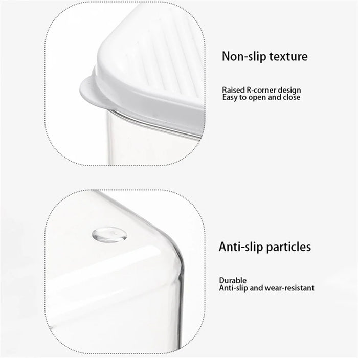 TY-59367 Stackable 7000ml Bins Lid Cover PE+PET Containers Refrigerator Food Organizers (BPA-Free, No FDA) - 6