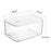 TY-59367 Stackable 7000ml Bins Lid Cover PE+PET Containers Refrigerator Food Organizers (BPA-Free, No FDA) - 7