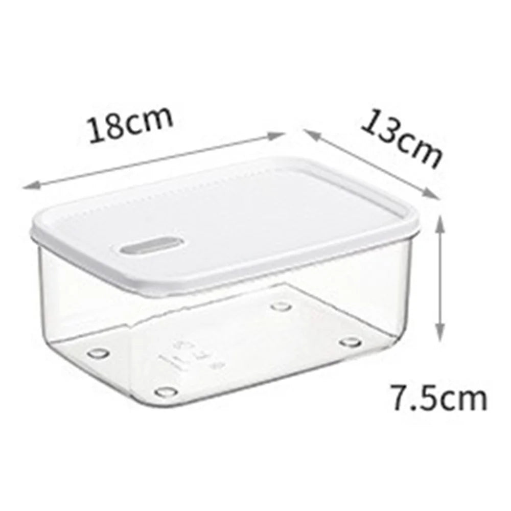 TY-59365 1350ml Refrigerator Food Organizers PE+PET Containers Bins with Lids (BPA-Free, No FDA) - 7