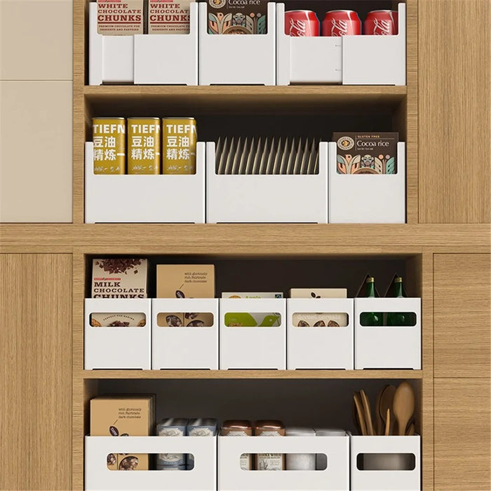 TY-32013 Retractable PS Storage Bins Boxes Containers for Closet Kitchen Pantry - 3