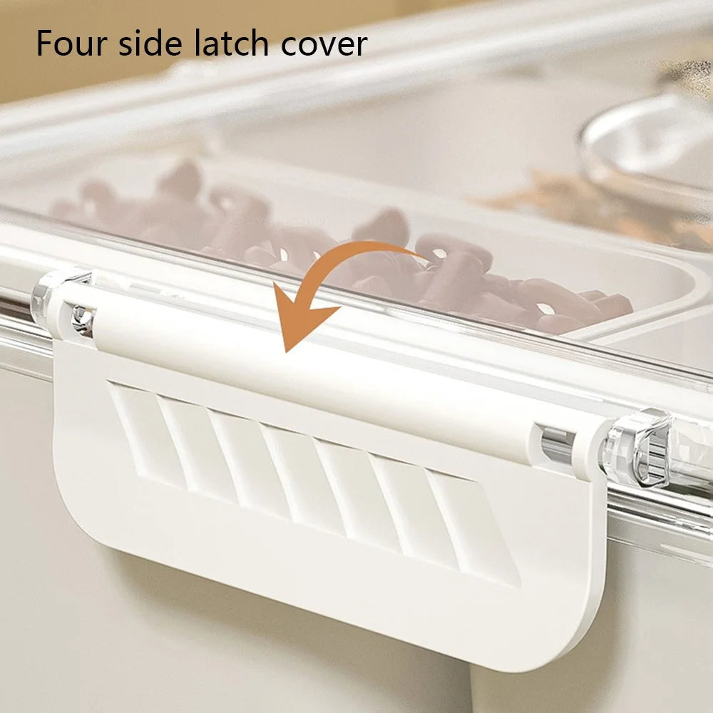 TY-90022 Airtight Food Storage Box with Timer PET+PP Spices Container, Size S (BPA-Free, No FDA) - 6