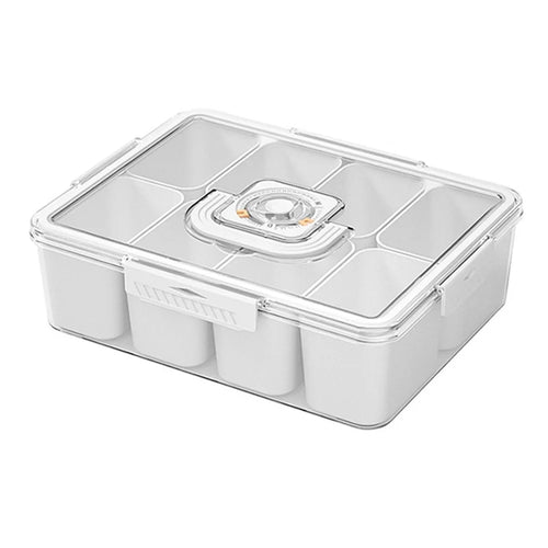TY-90020 8 Grids Kitchen Spice PET+PP Storage Box with Date Mark Function, Size: L (BPA-Free, No FDA) - 1