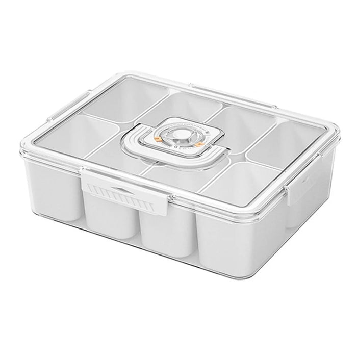 TY-90020 8 Grids Kitchen Spice PET+PP Storage Box with Date Mark Function, Size: L (BPA-Free, No FDA) - 1
