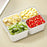 TY-90021 Airtight Food Storage Box with Timer 4 Grids Crisper Container (BPA-Free, NO FDA) - 3