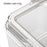 TY-90021 Airtight Food Storage Box with Timer 4 Grids Crisper Container (BPA-Free, NO FDA) - 6