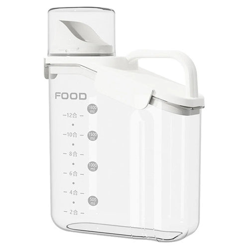 TY-29003 Sealed Transparent Food Storage Box Kitchen Grains Organizer, Size S (BPA Free, No FDA) - White - 1