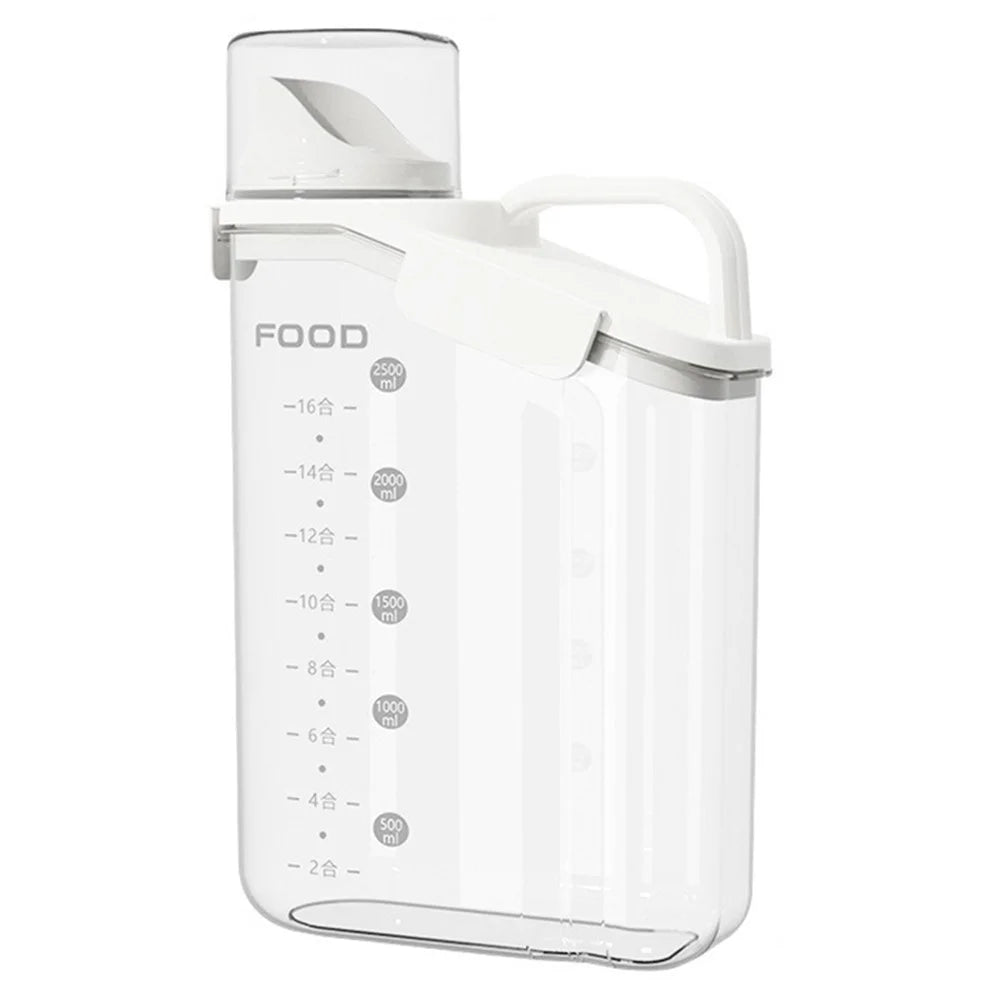 TY-29004 Size L Airtight Food Storage Box Large Capacity Kitchen Organizer (BPA-Free, without FDA Certification) - White - 1