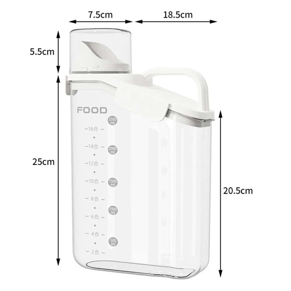 TY-29004 Size L Airtight Food Storage Box Large Capacity Kitchen Organizer (BPA-Free, without FDA Certification) - White - 6