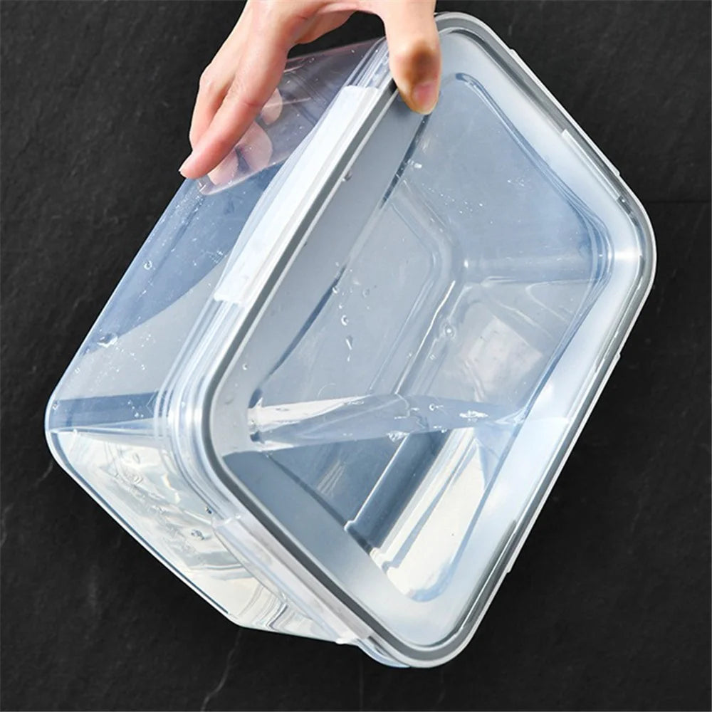 TY-30001 850ML Refrigerator Food Organizer Clear PP Container Bin Basket (BPA-Free, No FDA) - 3