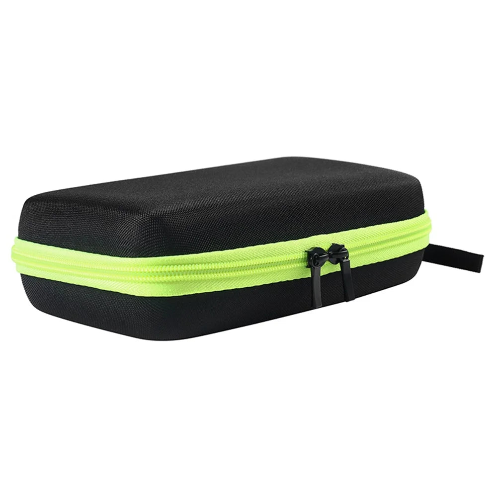 Shaver Razor Holder Storage Bag for Philips OneBlade QP2530 / 2520, Shockproof EVA Travel Carrying Case - Black / Green Liner - 3