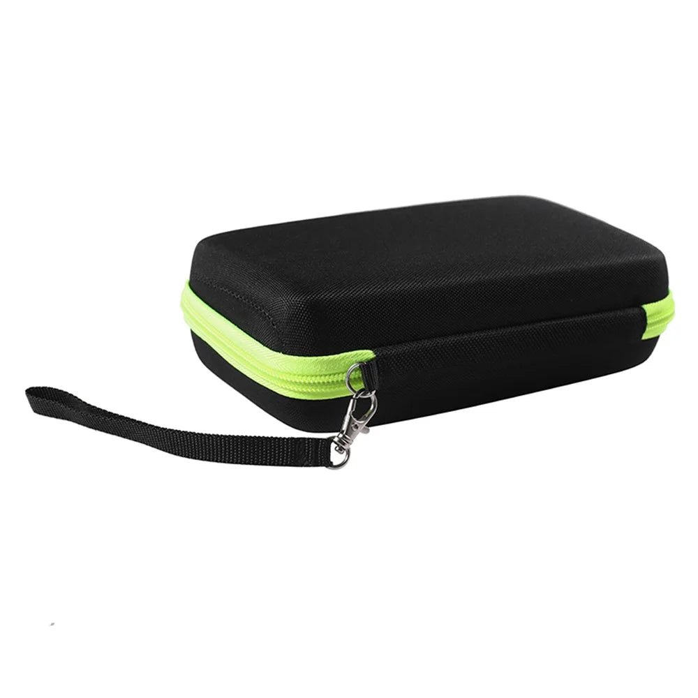 Shaver Razor Holder Storage Bag for Philips OneBlade QP2530 / 2520, Shockproof EVA Travel Carrying Case - Black / Green Liner - 5