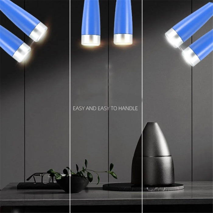 YJD5321 4LED Neck Hung Light Hands-free Rechargeable Night Reading Lamp Stepless Dimming Book Light - 5