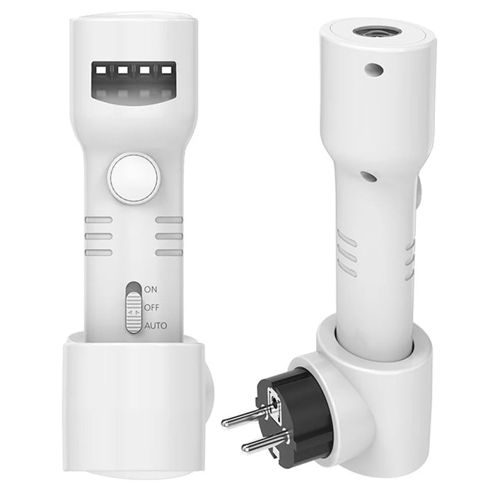 Smart LED Night Light EU Plug Motion Sensor Rechargeable Emergency Lamp Portable Flashlight Dimmable - 1