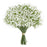 10Pcs Artificial Plastic Babys Breath Flower Stems Photography Props Arrangements Wedding Decor - 2