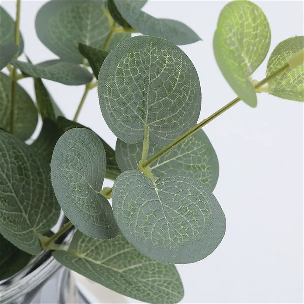 20Pcs Artificial Eucalyptus Leaves Wedding Party Decor Faux Floral Arrangement Greenery - 3