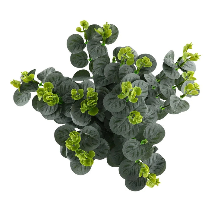 2Pcs Artificial Eucalyptus 16 Heads Faux Plants Greenery Home Hotel Office Decor - 7