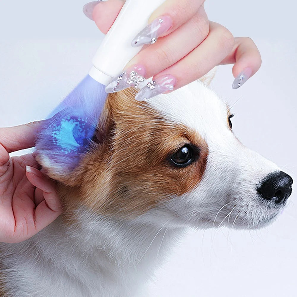 TANK007 UV340 365nm Mini UV Flashlight Pet Urine Stain Detector Ultraviolet Light Money Verification Lamp without Battery - White - 3