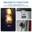 V15 Mini Portable Flashlight 1200LM Adjustable Head with Clip Work Light - Fluorescent White - 7