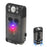 V30 Rechargeable Flashlight Power Bank 180 Degree Adjustable Work Light with Sound / Light Alarm - Transparent Black - 1