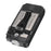 V30 Rechargeable Flashlight Power Bank 180 Degree Adjustable Work Light with Sound / Light Alarm - Transparent Black - 3