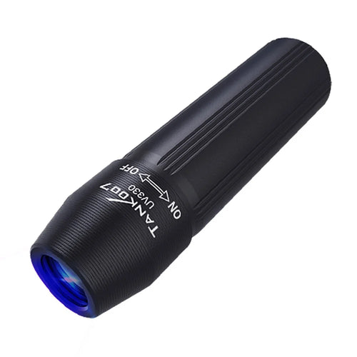 TANK007 UV330 Ultraviolet Flashlight 365nm UV Light LED Torch Fluorescence Detection Mini Curing Light ( No Battery ) - 1