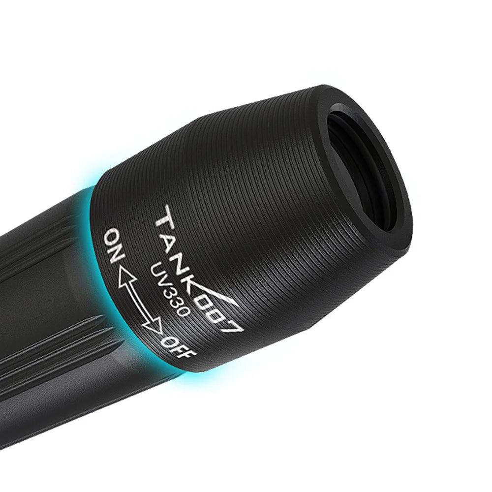 TANK007 UV330 Ultraviolet Flashlight 365nm UV Light LED Torch Fluorescence Detection Mini Curing Light ( No Battery ) - 3
