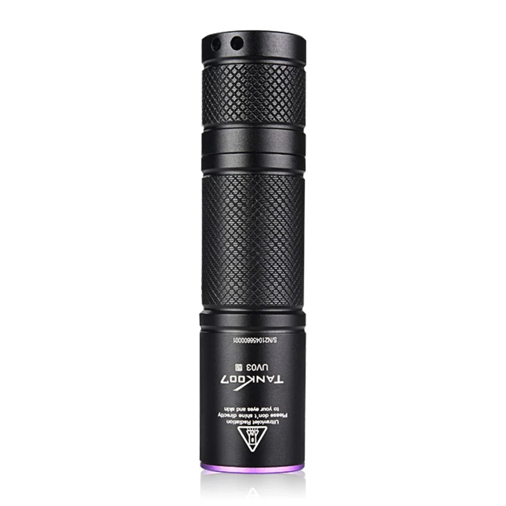 TANK007 UV03 365nm Ultraviolet Flashlight Handheld UV Torch Light for Currency Verification ( No Battery ) - 2
