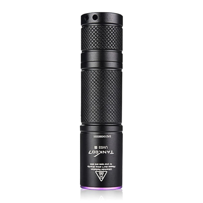 TANK007 UV03 365nm Ultraviolet Flashlight Handheld UV Torch Light for Currency Verification ( No Battery ) - 2