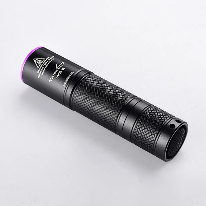 TANK007 UV03 365nm Ultraviolet Flashlight Handheld UV Torch Light for Currency Verification ( No Battery ) - 7