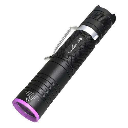 TANK007 K9A5 365nm UV Flashlight Fluorescence Detection IPX8 Waterproof Rechargeable LED Torch - 1