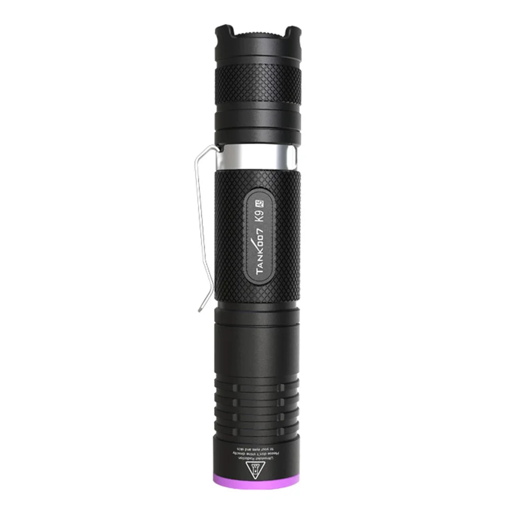 TANK007 K9A5 365nm UV Flashlight Fluorescence Detection IPX8 Waterproof Rechargeable LED Torch - 2