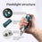 TANK007 J658 Jade Inspection Flashlight Focused Beam Mini LED Torch for Jewelry Identification - 4