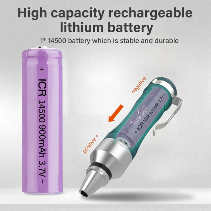 TANK007 J658 Jade Inspection Flashlight Focused Beam Mini LED Torch for Jewelry Identification - 6