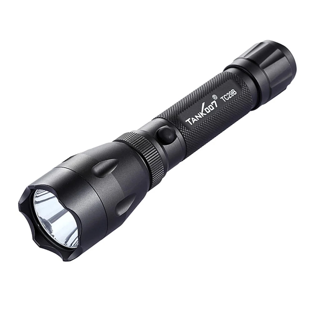 TANK007 TC29B High Power EDC Police Portable Flashlight IPX8 Waterproof Camping LED Torch - 1
