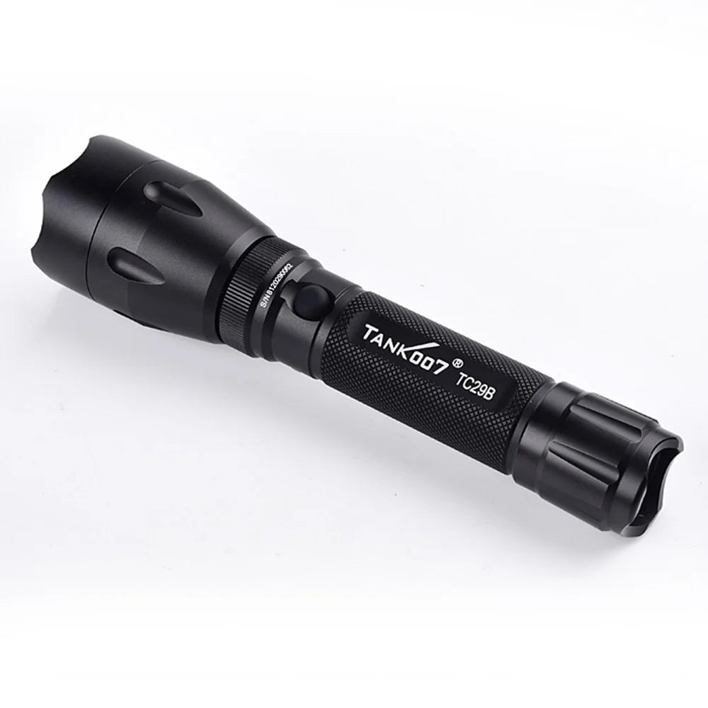TANK007 TC29B High Power EDC Police Portable Flashlight IPX8 Waterproof Camping LED Torch - 5