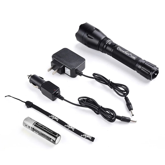 TANK007 TC29B High Power EDC Police Portable Flashlight IPX8 Waterproof Camping LED Torch - 7